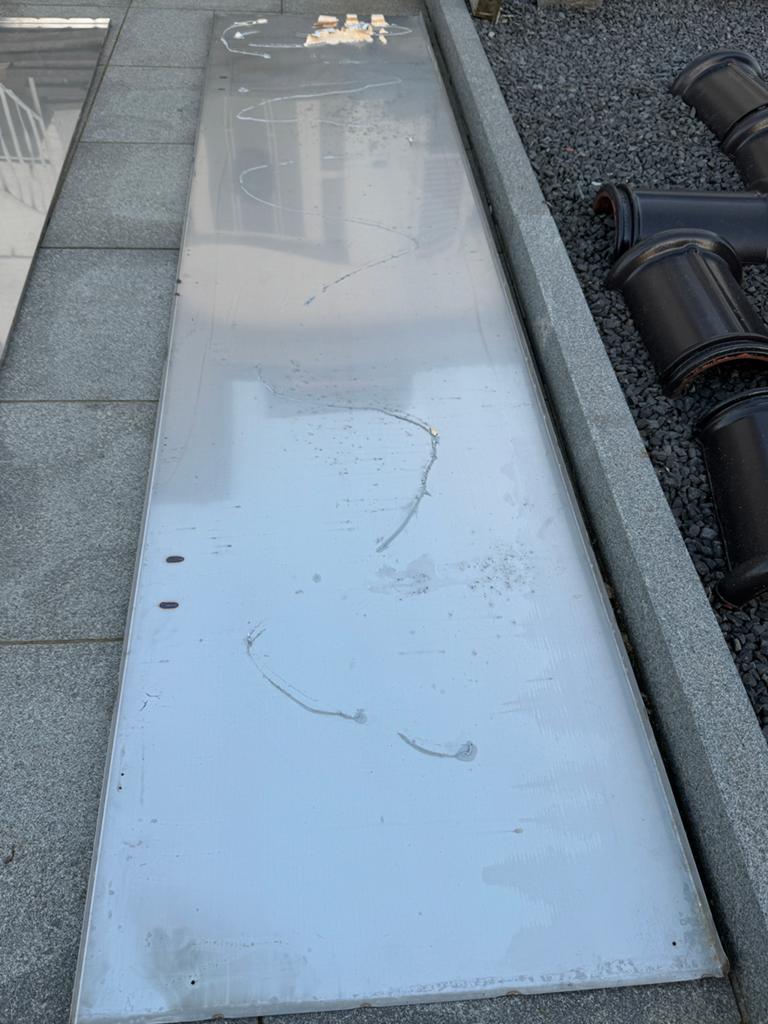 Rvs, inox platen 1mm dik, Ophalen, Zo goed als nieuw