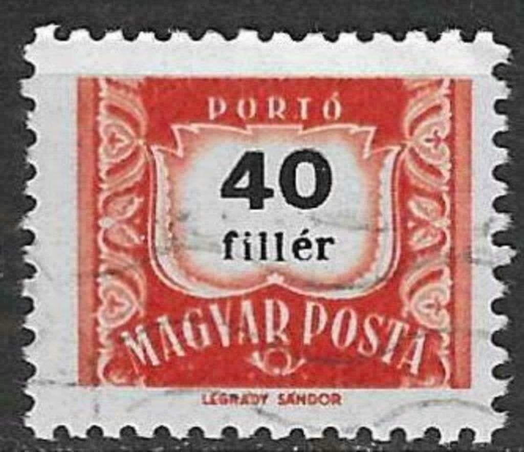 Hongarije 1958/1969 - Yvert 227BTX - Taxzegel (ST), Verzenden, Gestempeld