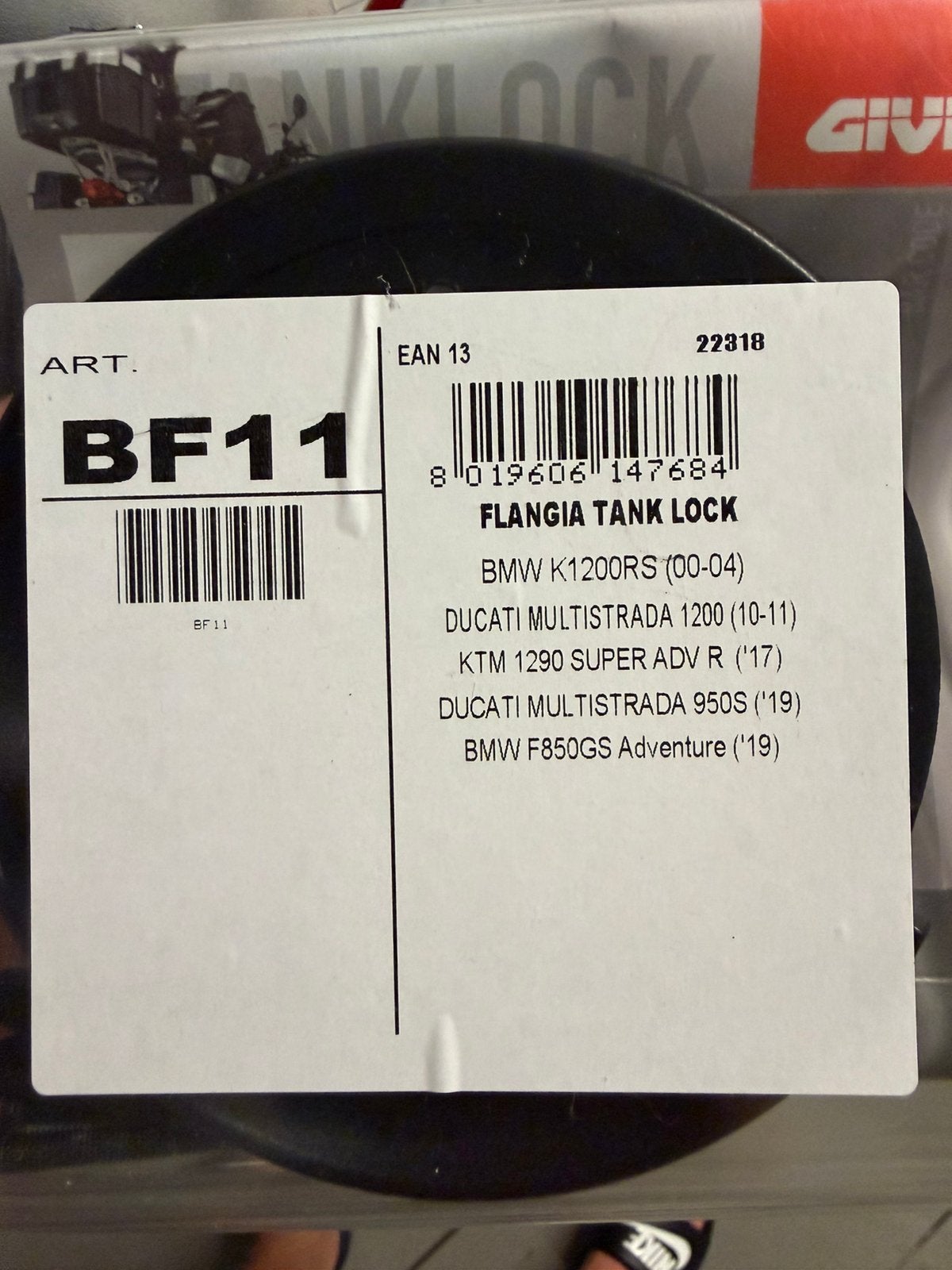 GIVI BF11 tankslot, Motoren, Ophalen, Zo goed als nieuw