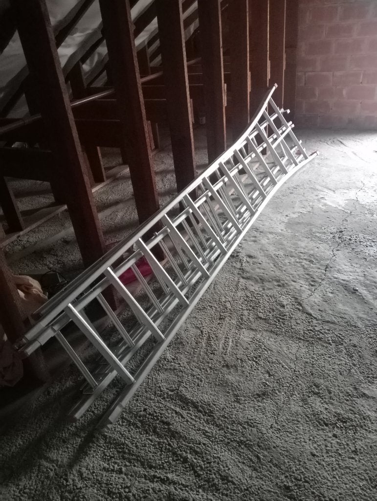 Ladder, Doe-het-zelf en Bouw, Ladders en Trappen, Ophalen, Zo goed als nieuw, Ladder