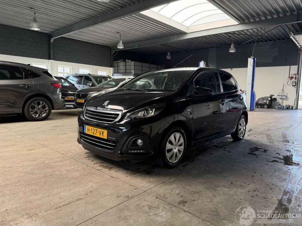 Peugeot 108 1.0 VTi Active NL NAP! (bj 2020), Auto diversen, Ongevalwagen, Zwart, Handgeschakeld, 998 cc, Benzine