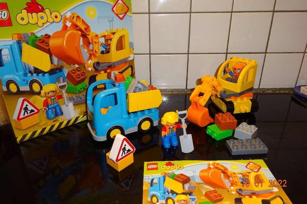 LEGO DUPLO Rupsband-Graafmachine -10812*NIEUWSTAAT*, Ophalen of Verzenden, Duplo