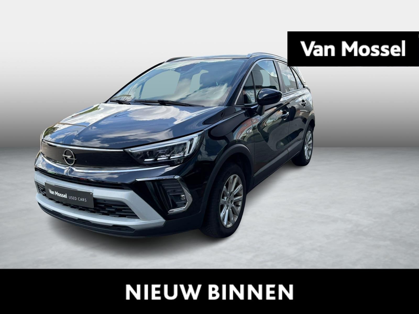 Opel Crossland X 1.2 96kW Turbo S/S Auto 2020 Edition, Auto's, Opel, Gebruikt, Zwart, Zwart, 5 zetels