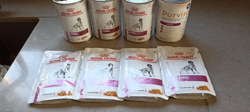 Dieetvoeding voor honden met nierproblemen, Ophalen, Hond