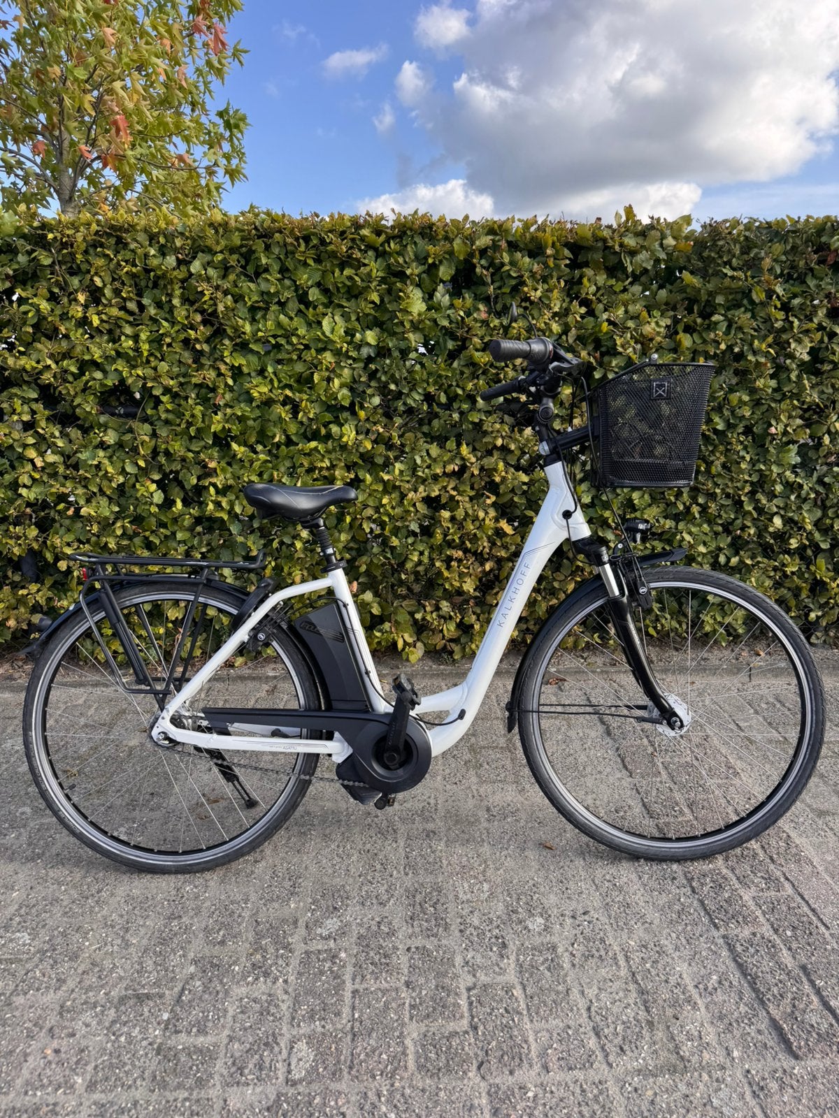 Elektrische Fiets ~ Kalkhoff (Nieuwstaat), Vélos & Vélomoteurs, Vélos électriques, Enlèvement, Comme neuf, 50 km par batterie ou plus