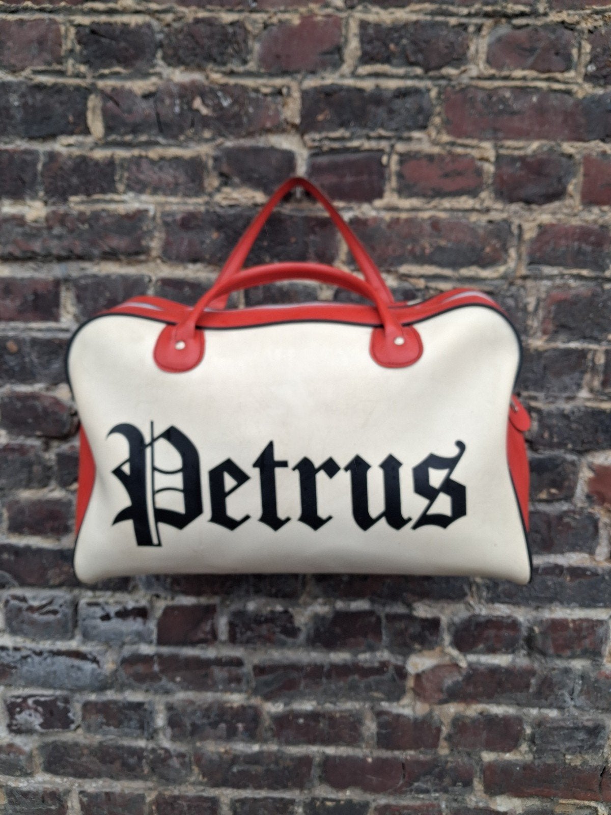 Vintage Petrus bier sporttas, Bavik brouwerij memorabilia", Ophalen of Verzenden