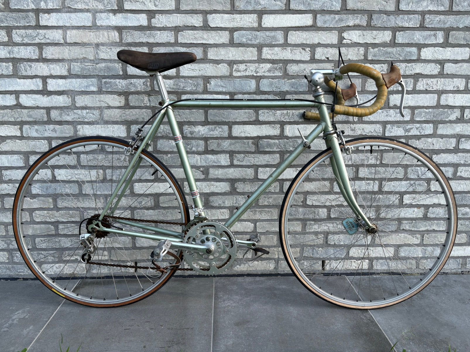 Vélo de route vintage, Vélos & Vélomoteurs, 10 à 15 vitesses, Frein sur jante, Enlèvement, 28 pouces