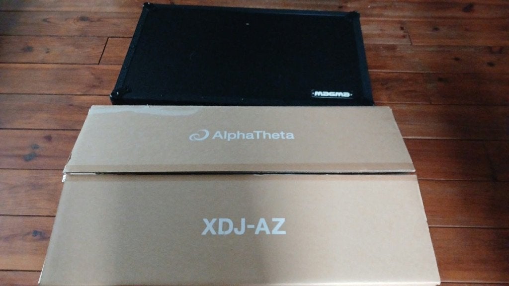 Alpha Theta AZ met flight case, Ophalen, Zo goed als nieuw, Flightcase