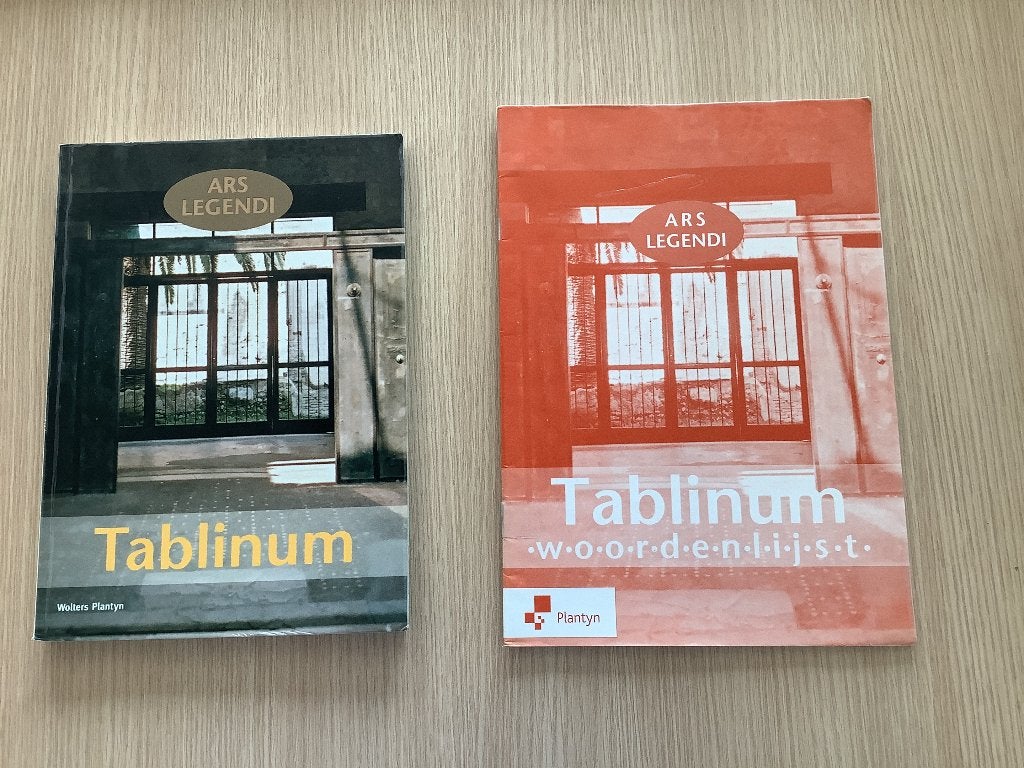 TABLINUM, Boeken, Schoolboeken, Gelezen, Latijn, Plantyn, Ophalen of Verzenden