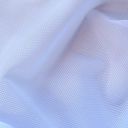6021) 6,5 meter harde mesh stof wit, Hobby en Vrije tijd, Stoffen en Lappen, 120 cm of meer, Wit, Ophalen of Verzenden, Polyester