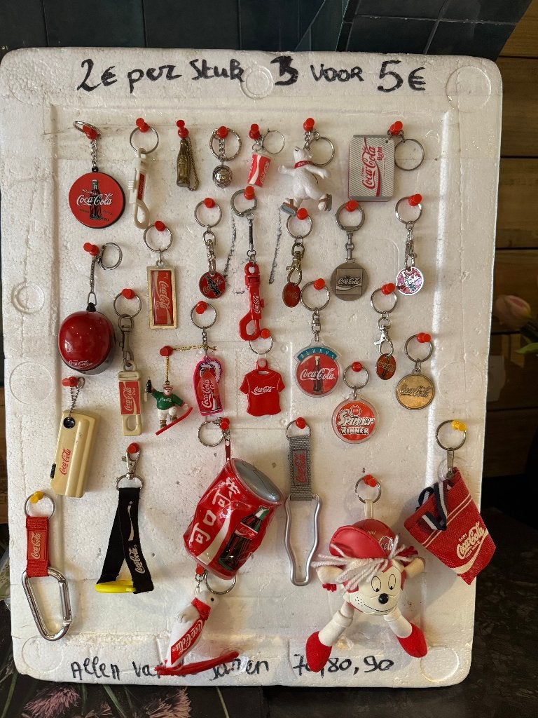 coca cola  sleutelhangers, Verzamelen, Sleutelhangers, Ophalen of Verzenden, Zo goed als nieuw, Merk