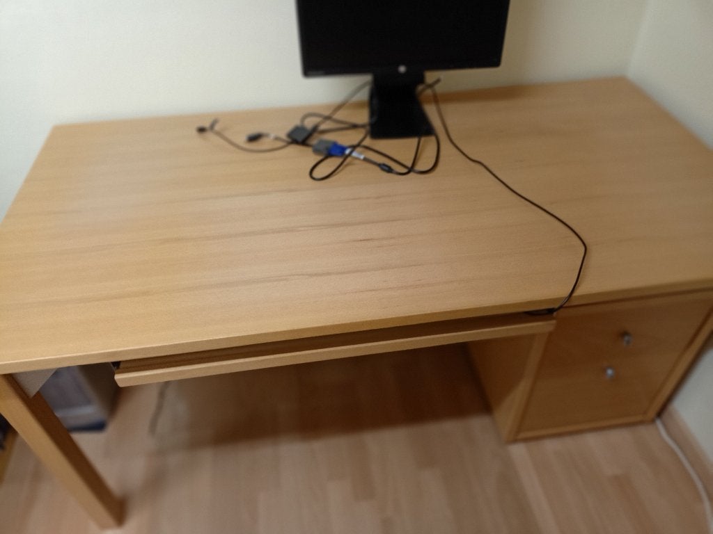 bureau, Scandinave, Bureau d'ordinateur, Enlèvement, 82 cm