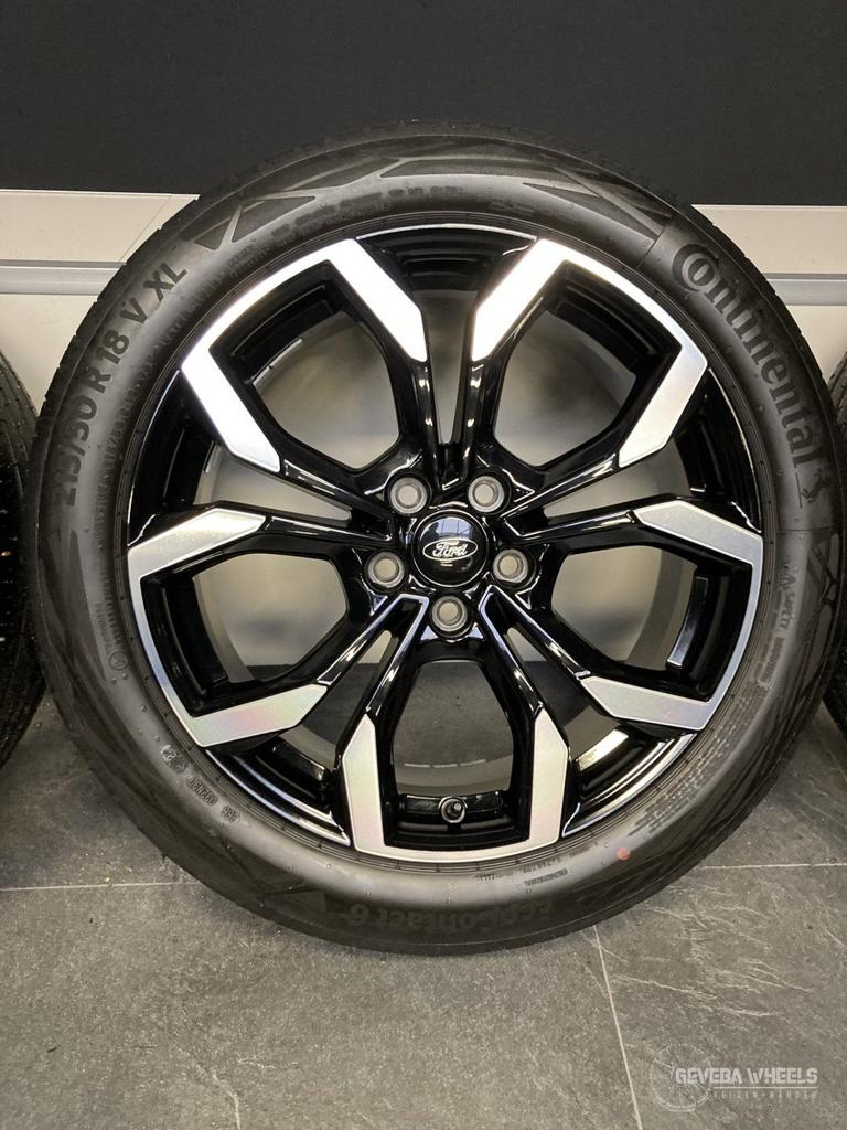 18” originele Ford Puma ST velgen + banden 5x108 L1TC-H1A, Autos : Pièces & Accessoires, Pneus & Jantes, Pneus et Jantes, 215 mm