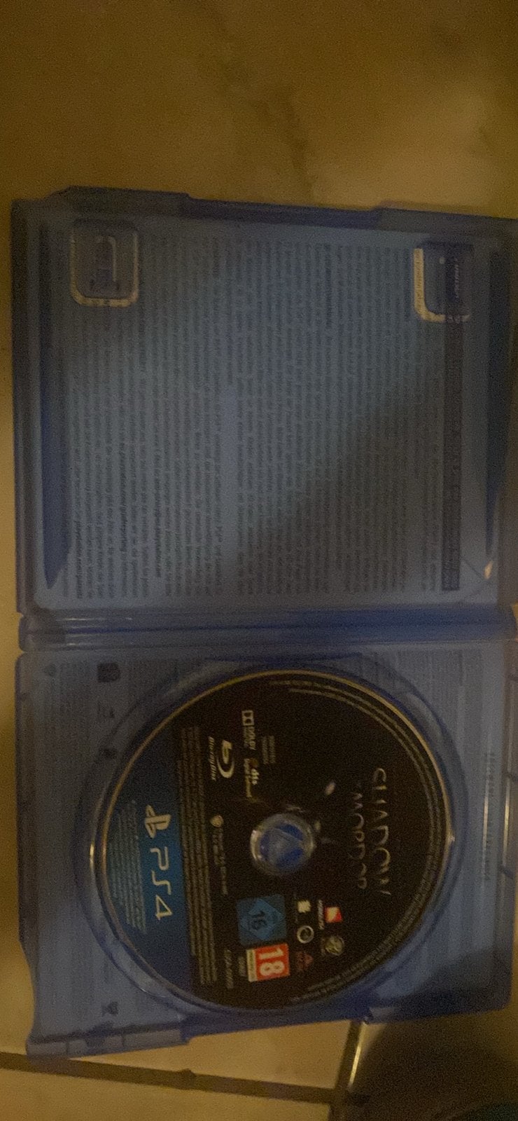 shadow of mordor ps4, Enlèvement, Comme neuf