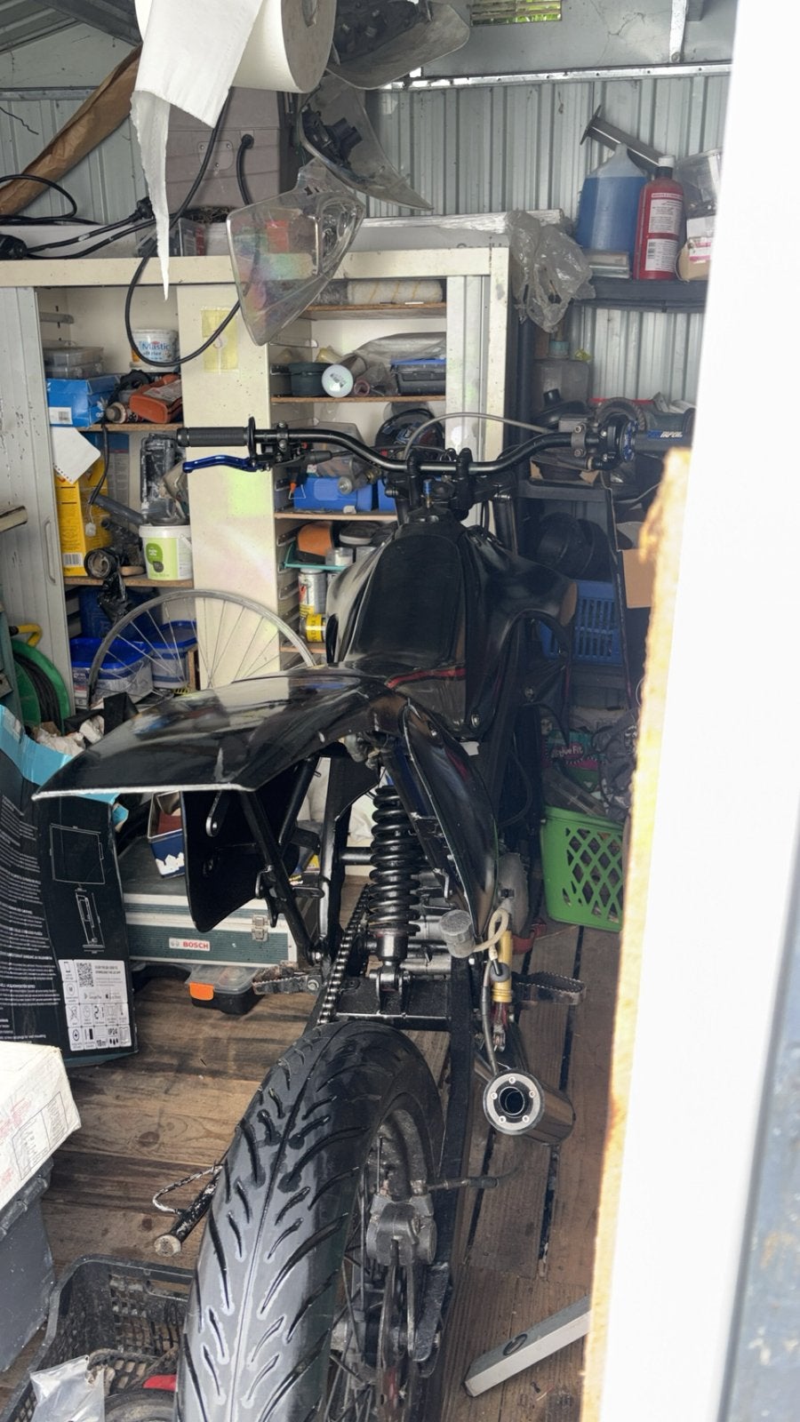moto 50cc, Ophalen, Gebruikt