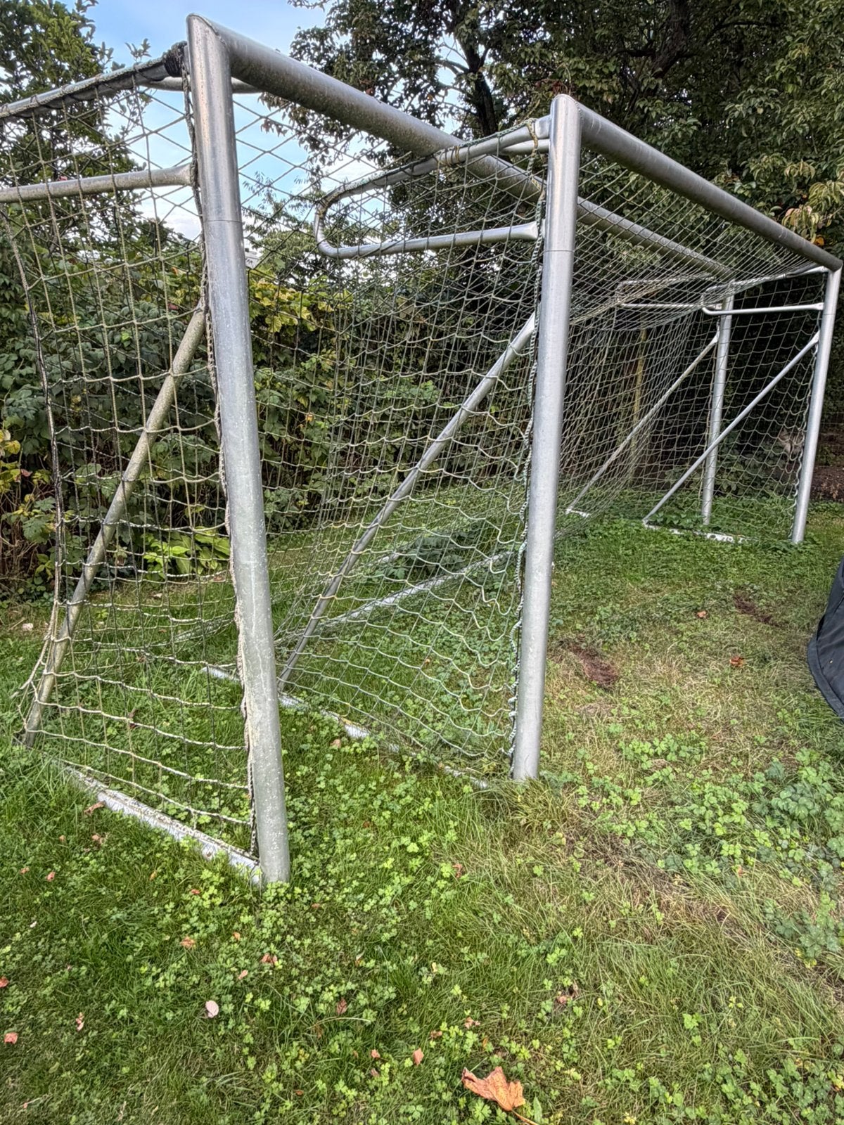 Voetbal doel, Ophalen, Gebruikt