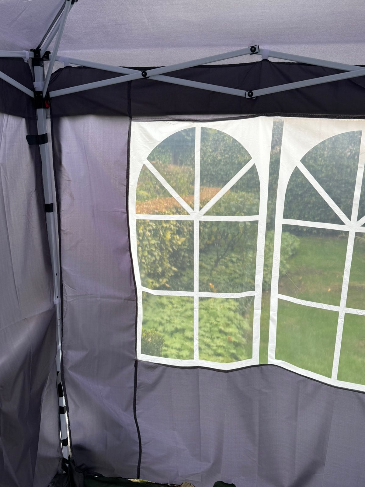 Partytent donkerblauw, Tuin en Terras, Ophalen, Opvouwbaar, Partytent, Minder dan 4 meter