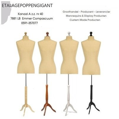 Vintage Linnen Paspoppen - Linnen Buste's Nieuw EPG, Beige, Nieuw, Ophalen of Verzenden, Accessoires