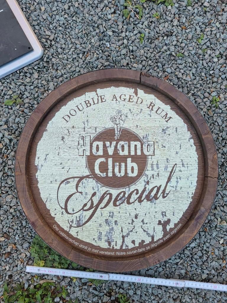 Havana Club houten reclamebord, Ophalen, Zo goed als nieuw, Reclamebord