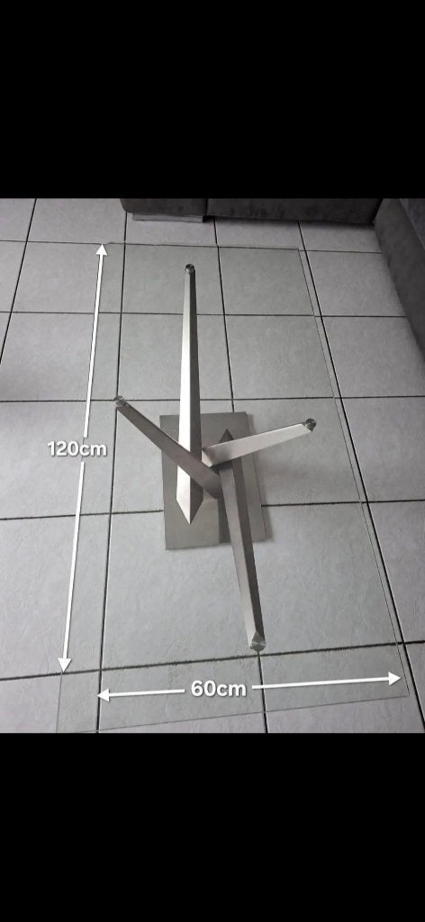 Salontafel te koop, 100 à 150 cm, Comme neuf, Verre, Enlèvement
