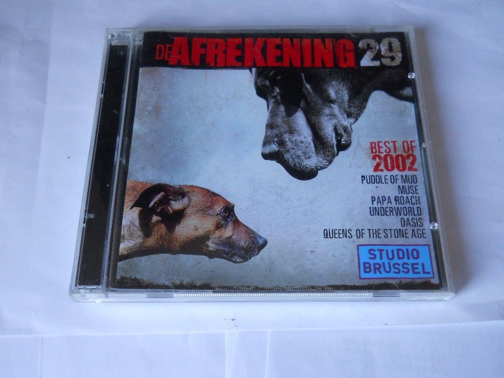2 CD S - STUDIO BRUSSEL - DE AFREKENING - VOL 29, Ophalen of Verzenden, Zo goed als nieuw, Verzamelalbum, Pop