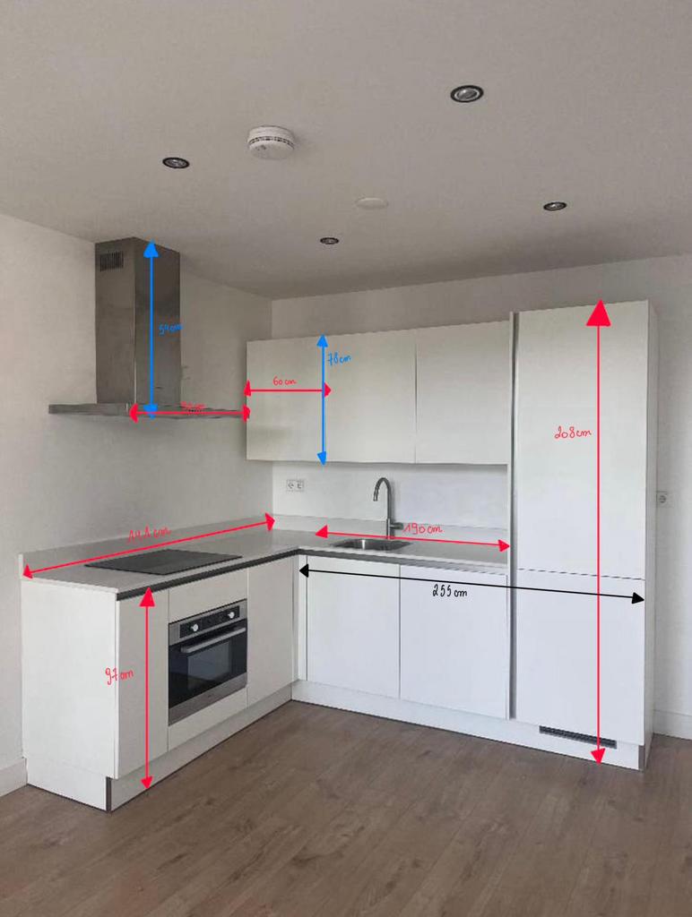 Très belle cuisine équipée en L   Excellente qualité, Maison & Meubles, Cuisine | Cuisines complètes, Enlèvement ou Envoi, Comme neuf