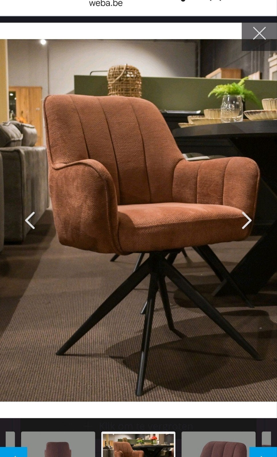 chaises de table, Maison & Meubles, Chaises, Comme neuf, Cinq, Six Chaises ou plus, Tissus, Rouge, Enlèvement