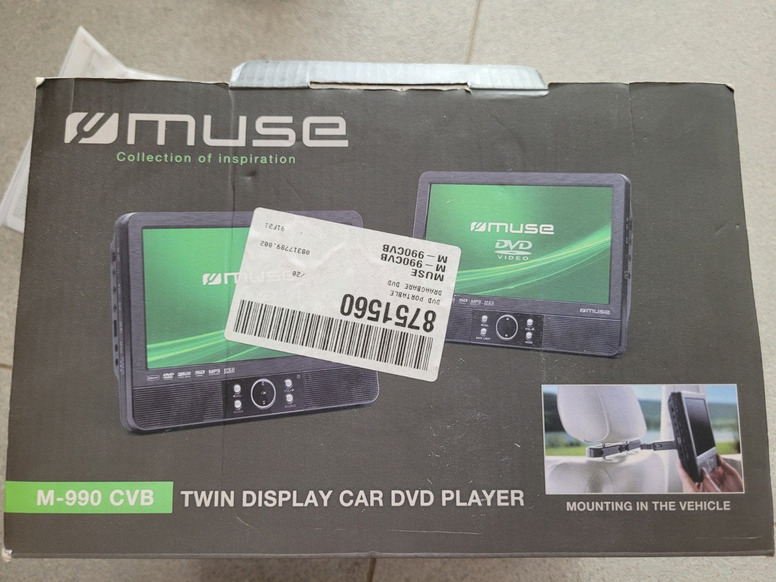 Muse M-990 CVB met strepen in 1 scherm !!!, Audio, Tv en Foto, DVD spelers, Ophalen of Verzenden, Dvd-speler, Overige merken