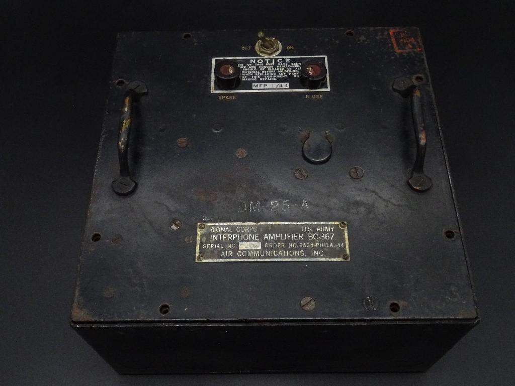 Amplificateur américain BC-367 pour chars WW2, Enlèvement ou Envoi, Armée de terre, Autres types