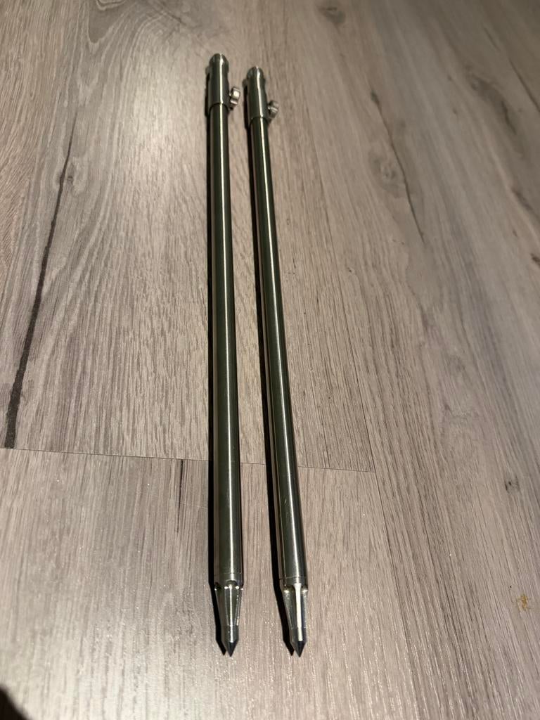 2 x solar p1 16 inch proloc banksticks (40cm), Watersport en Boten, Hengelsport | Karpervissen, Ophalen of Verzenden, Zo goed als nieuw