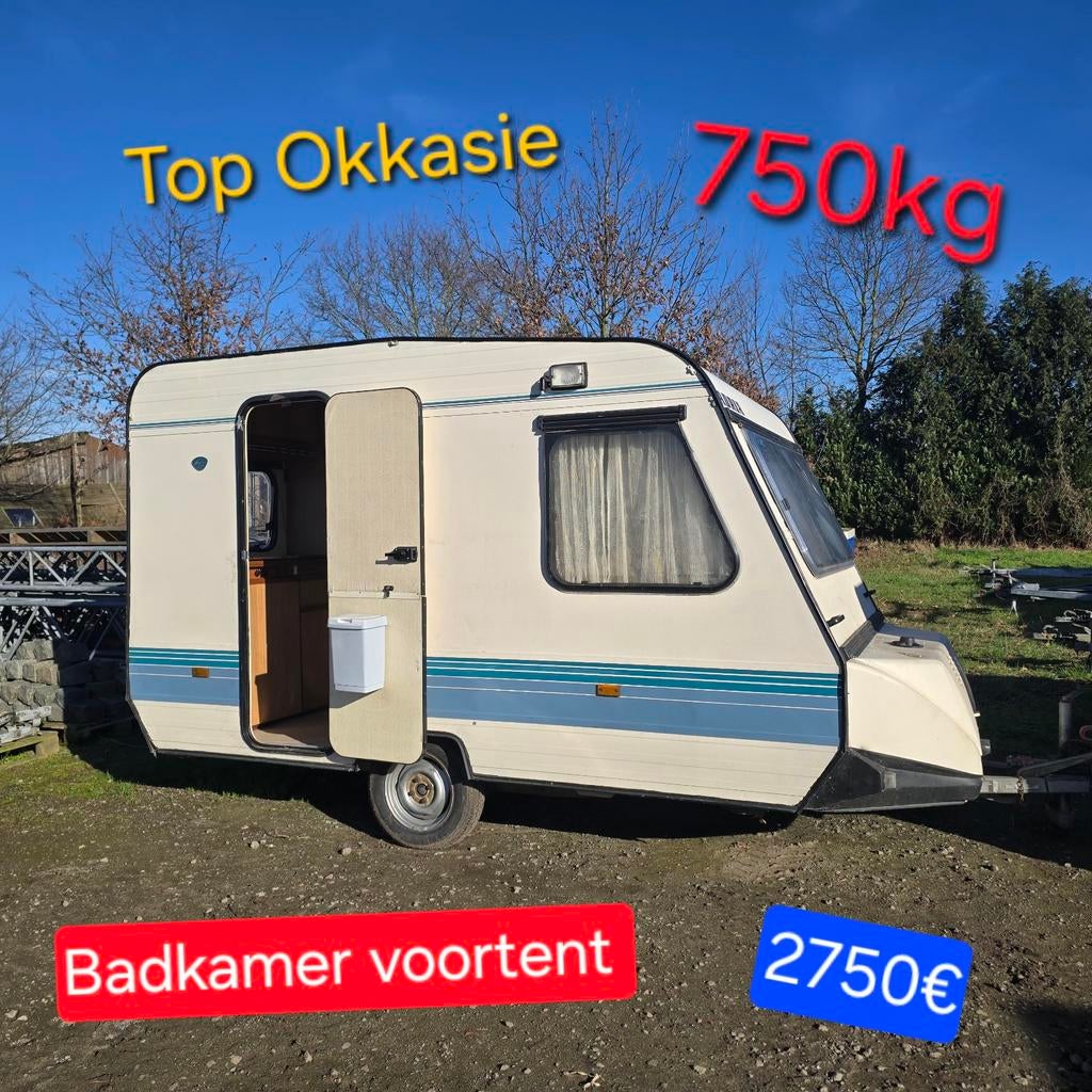 Caravane Adria 750kg Permis de conduire B Salle de bain WC D, Enlèvement