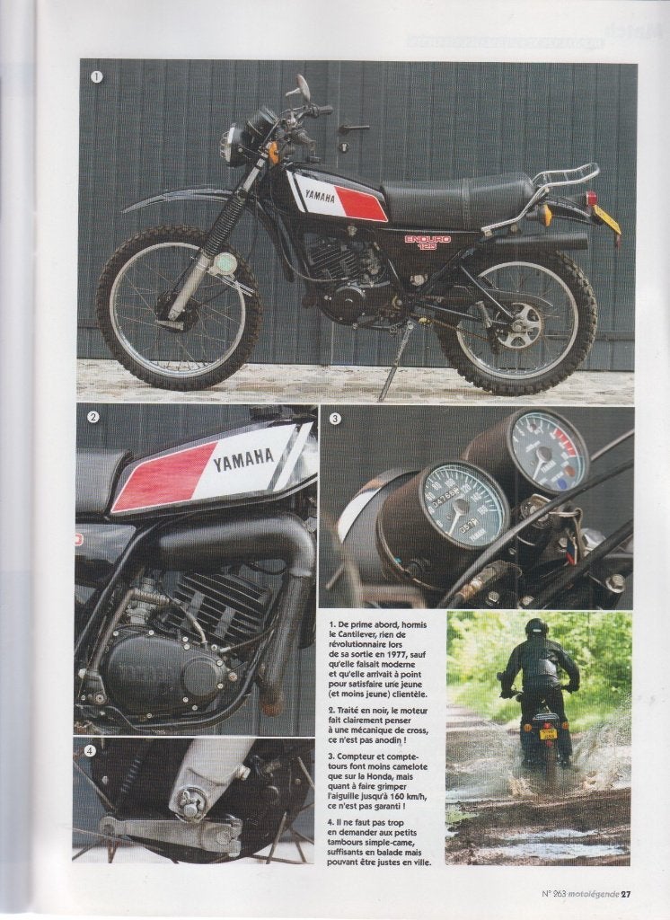 Moto Yamaha 125 DTMX collection, Livres, Envoi, Utilisé