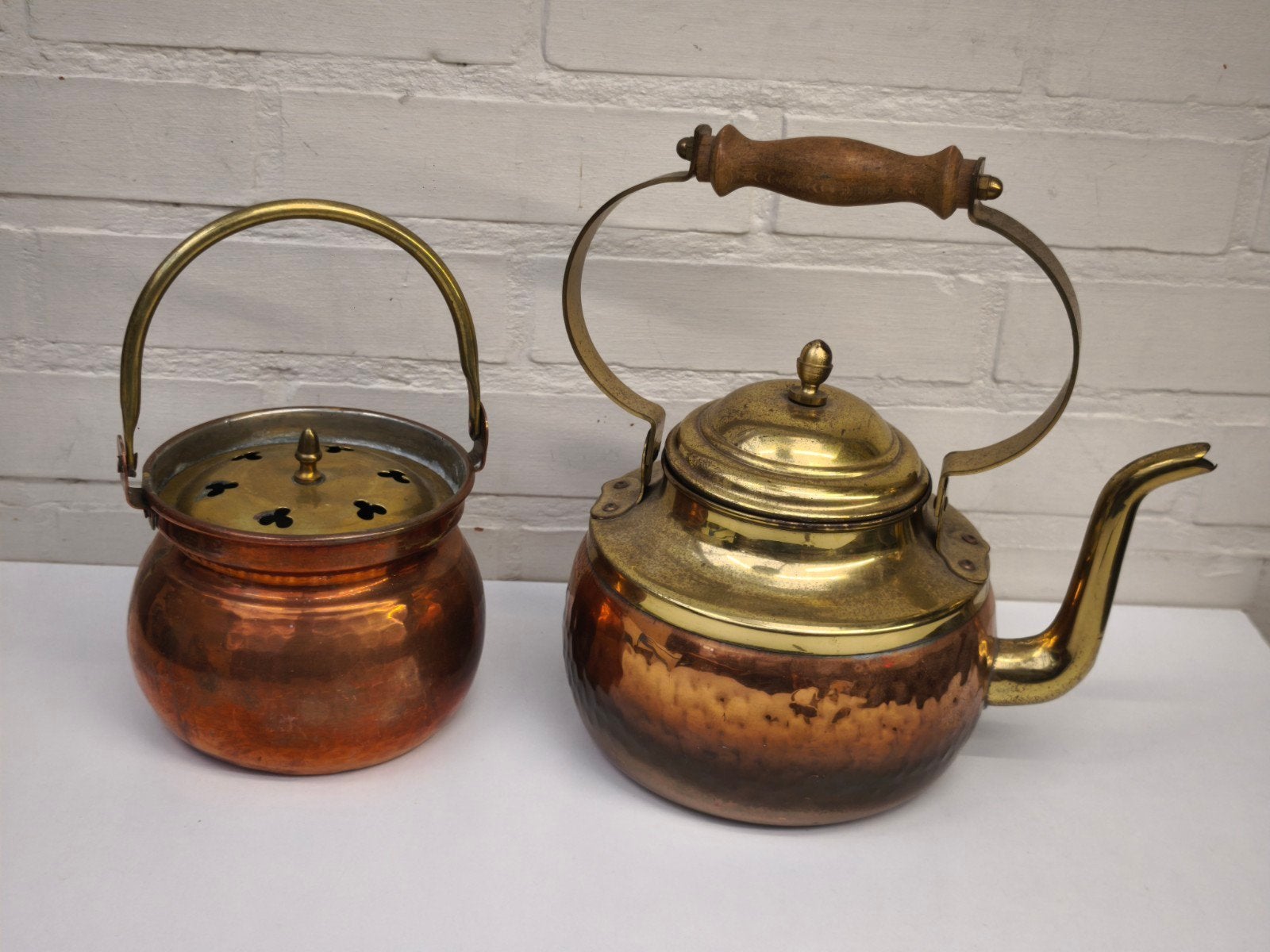 Klassieke Waterketel & Decoratieve Sudderpot, Enlèvement ou Envoi