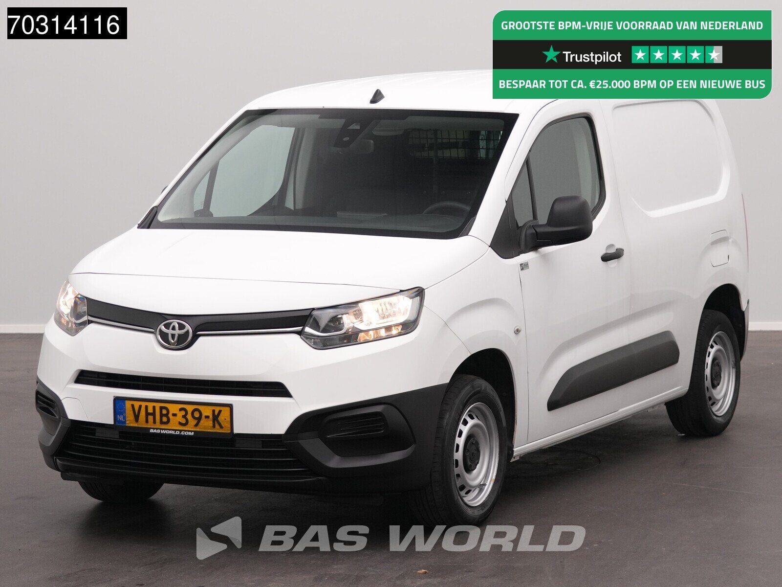 Toyota ProAce City D-4D L1H1 Airco Cruise Euro6 L1 Kompakt C, Autos, Camionnettes & Utilitaires, Achat, Entreprise, 2 places, Boîte manuelle