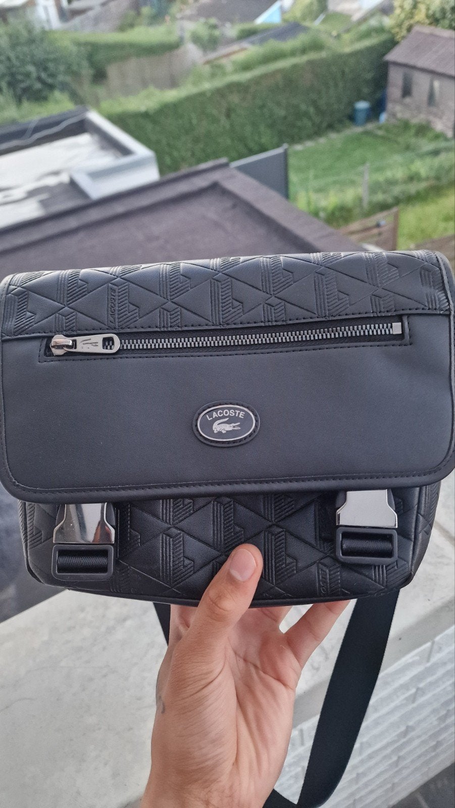 Sacoche Lacoste Noir, Autres marques, Cuir, Comme neuf, Enlèvement