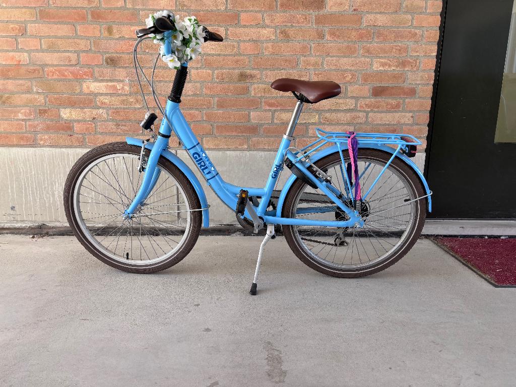 Vélo 22 pouces pour fille, Vitesses, Frein sur jante, Comme neuf, You Go Girl