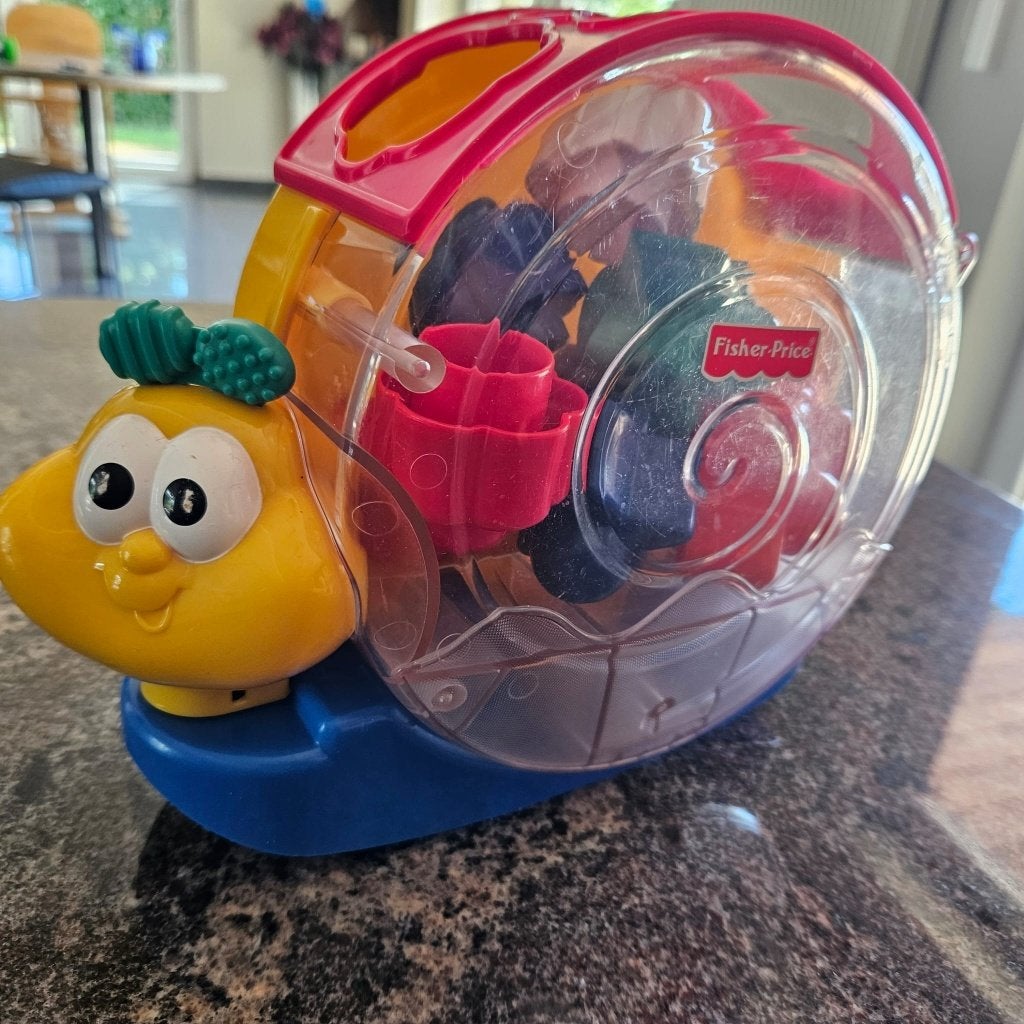 Blokken- & puzzeldoos in de vorm van een slak, Kinderen en Baby's, Ophalen, Gebruikt, Speelset, Met geluid