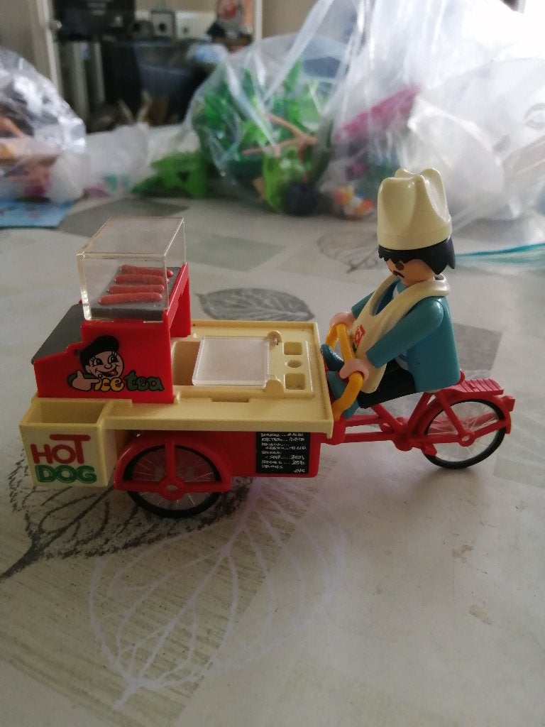 PLAYMOBIL kebabverkoper, Ophalen of Verzenden, Zo goed als nieuw, Los Playmobil