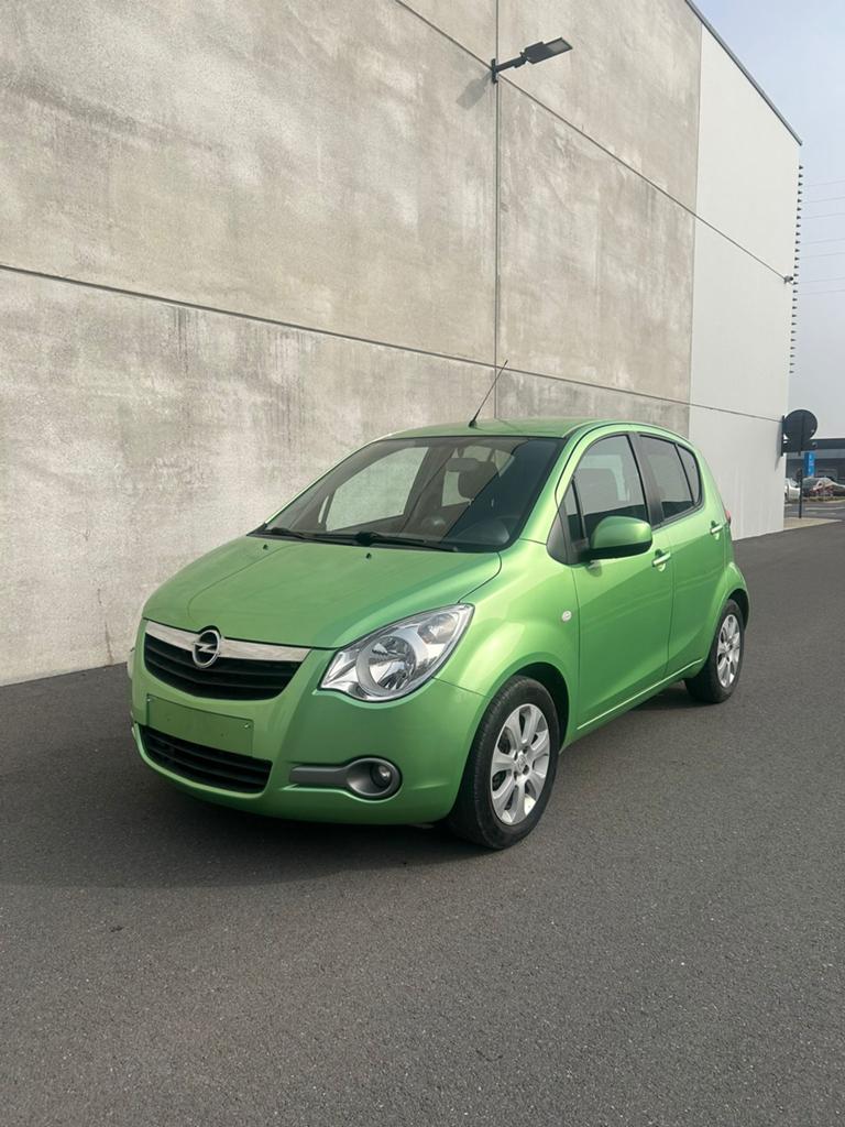 Opel Agila 0.9 Benzine 44kw bj2008 km: 59500 1j garantie, Bedrijf, Handgeschakeld, 5 deurs, Elektrische ramen