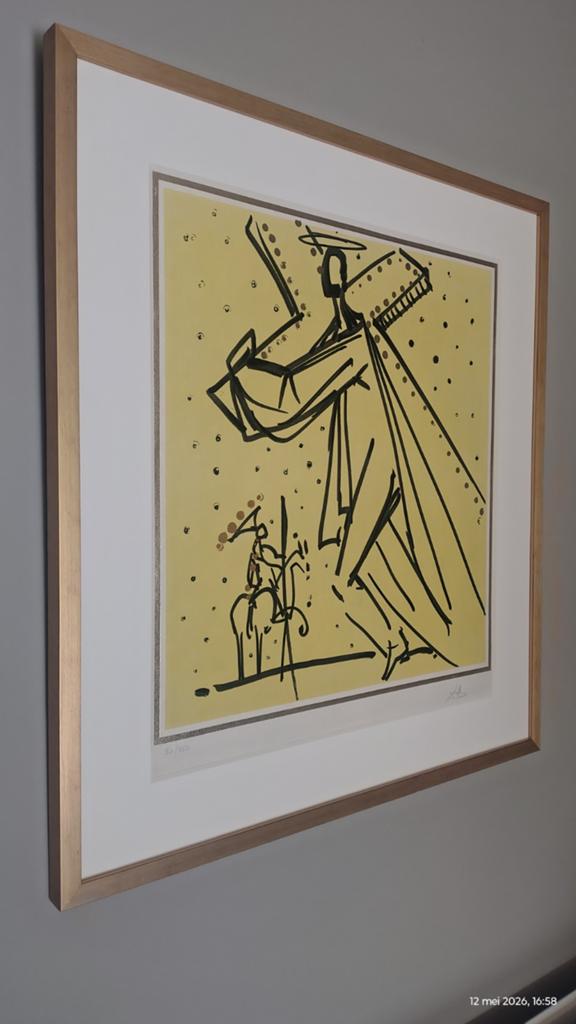 Lithographie originale du Christ de Salvador Dali, Antiquités & Art, Enlèvement