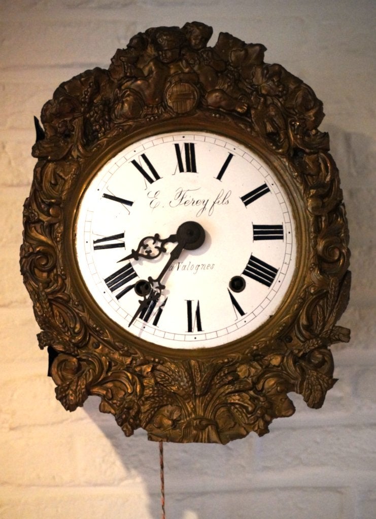 Wandklok, Ophalen