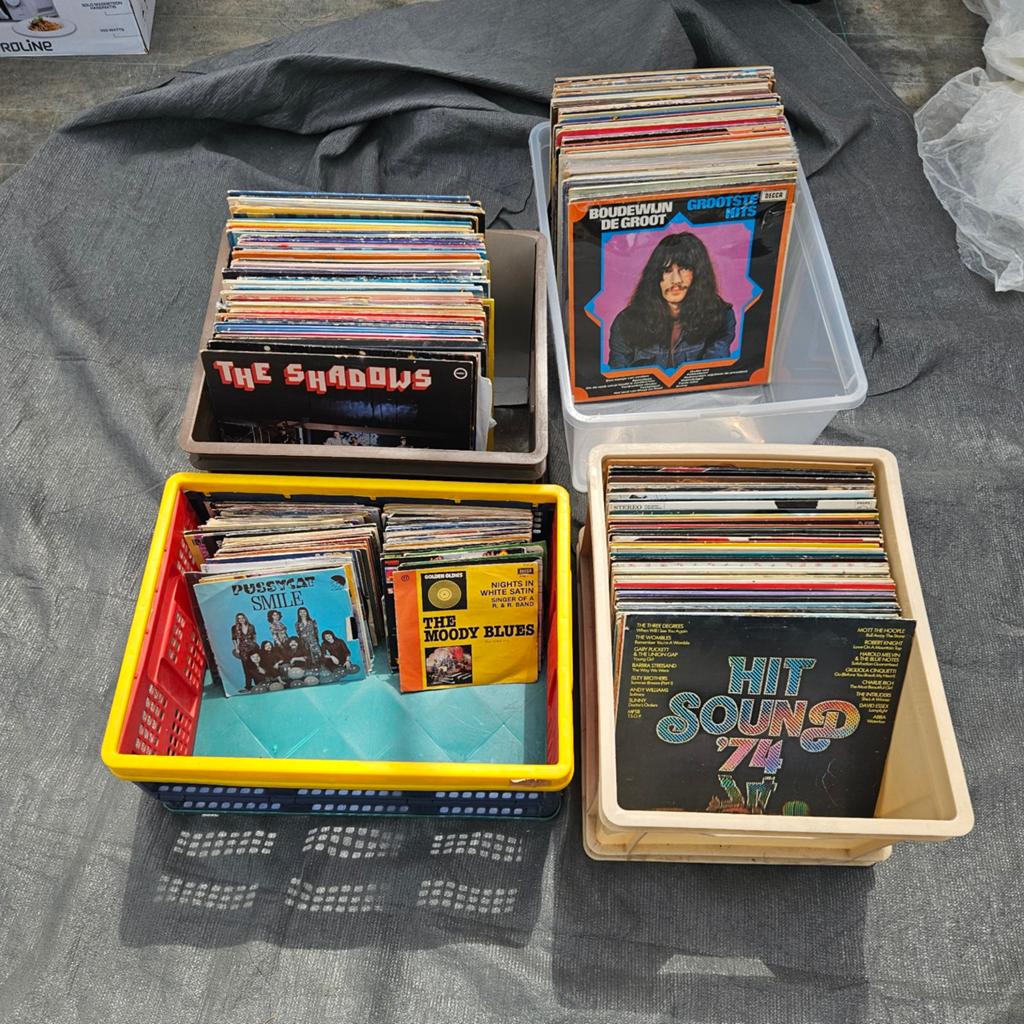 Meer dan 200 lp's en 100 singles., Cd's en Dvd's, Vinyl | Overige Vinyl, Ophalen