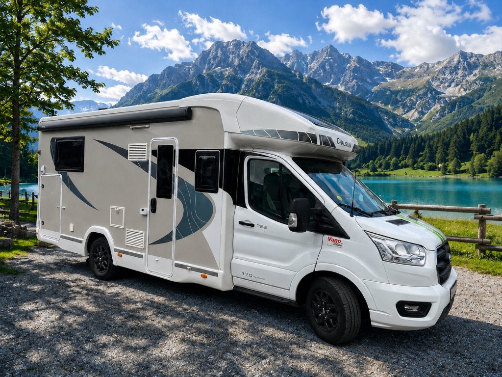 Chausson 788 Titanium Nordic Edition 170 pk automaat Bj 2022, Caravans en Kamperen, Ringverwarming, Fiat, 6 tot 7 meter, Half-integraal