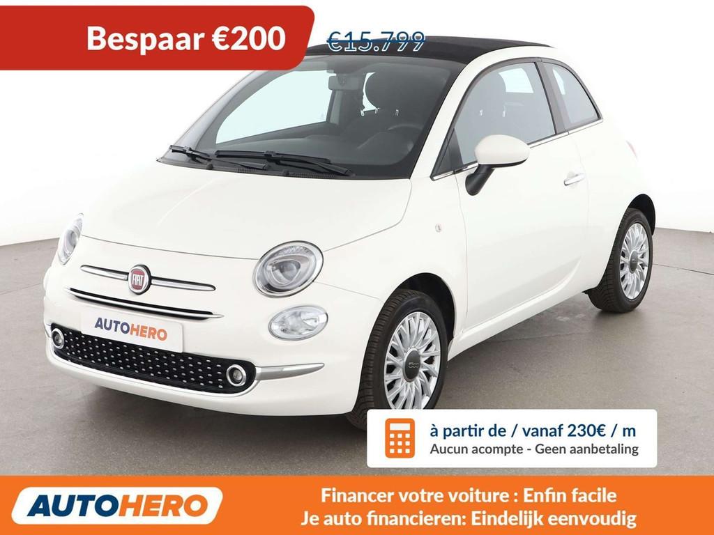 Fiat 500C 1.0 Mild-Hybrid Dolcevita (bj 2024), Voorwielaandrijving, 4 zetels, Stof, Gebruikt
