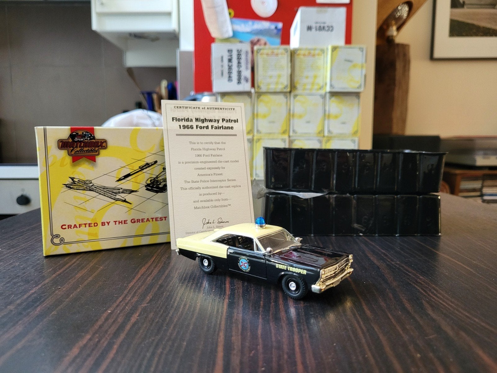 Boîte d'allumettes Dinky DYM96665 1966 Ford Fairlane, Enlèvement ou Envoi, Matchbox