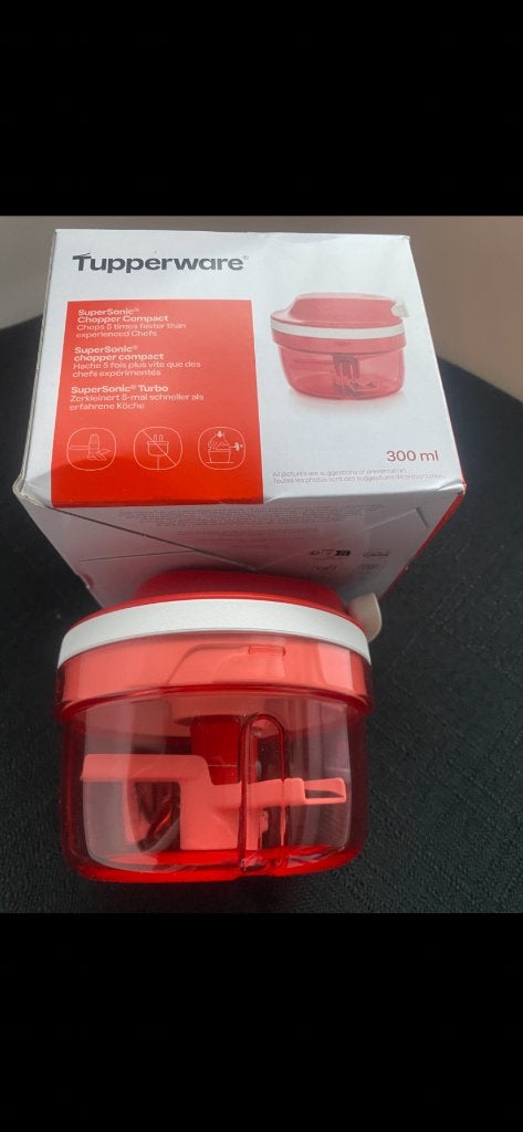 NIEUW TUPPERWARE SUPERSONIC CHOPPER 300ml, Huis en Inrichting, Keuken | Tupperware, Verzenden