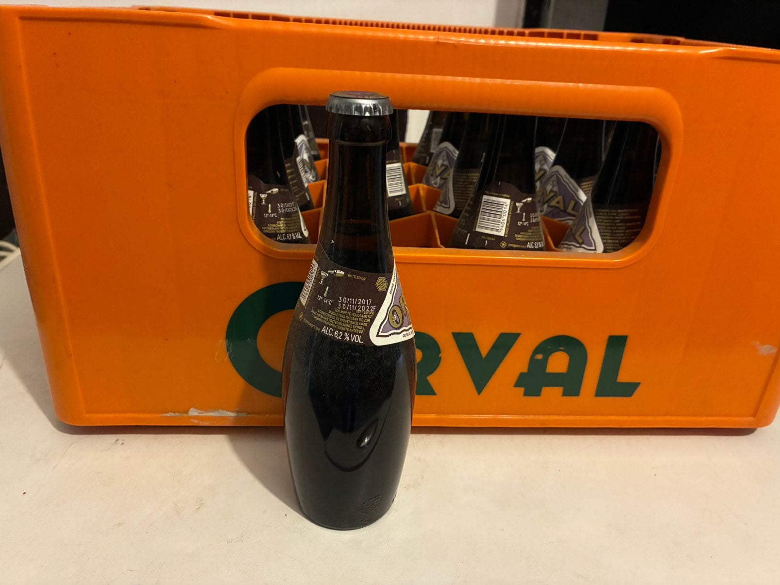 Casier Orval vieilli 2017, Enlèvement