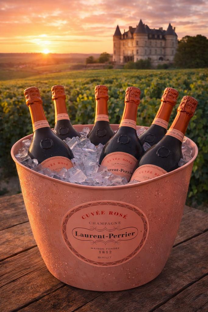 6 x 750 ml Laurent Perrier Cuvée Rosé, Verzamelen, Ophalen, Frankrijk, Nieuw, Champagne