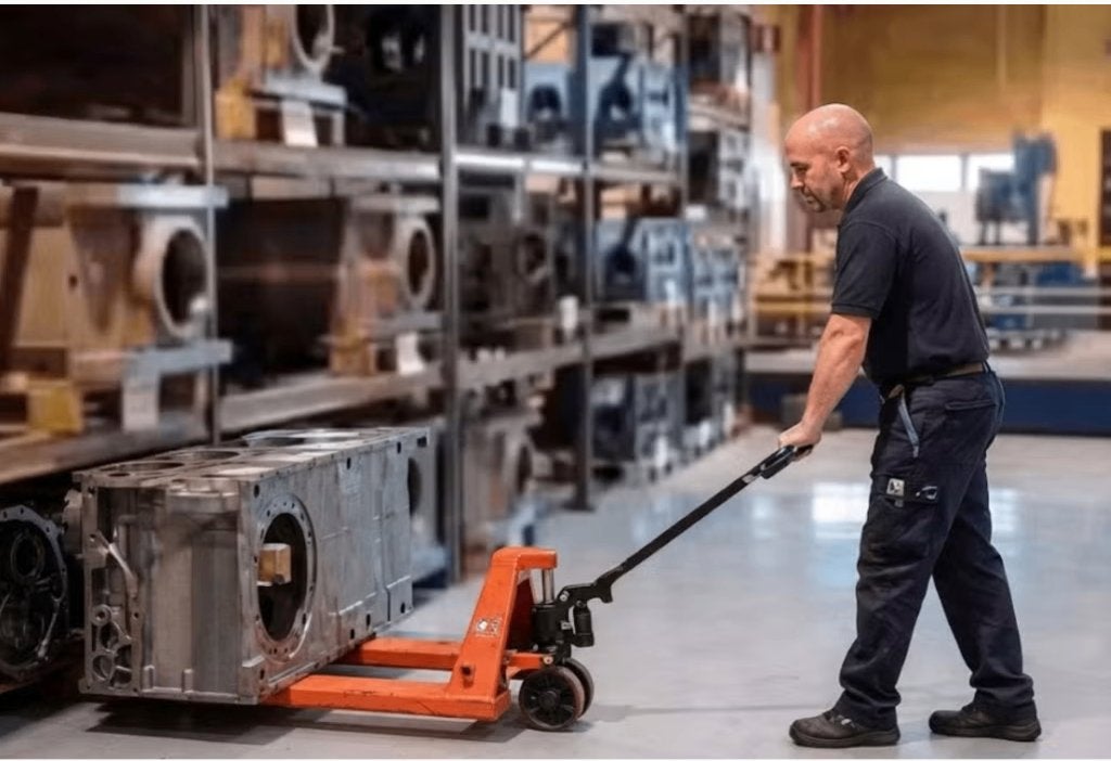 transpallet Toyota BT lifter - Hefvermogen 2300 kg, Bricolage & Construction, Enlèvement, Utilisé