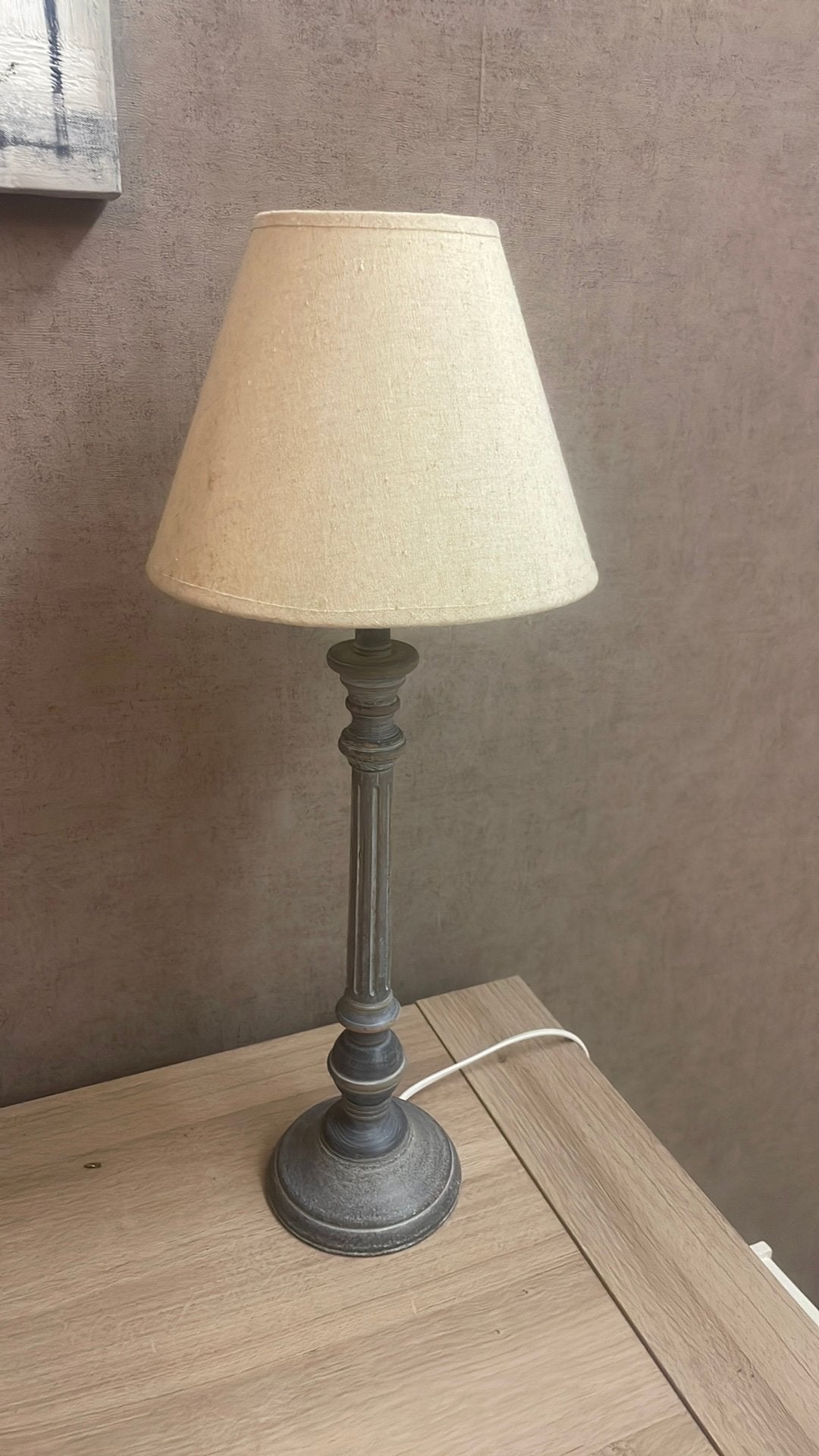 Landelijke lamp, Huis en Inrichting, Lampen | Tafellampen, Ophalen, Gebruikt